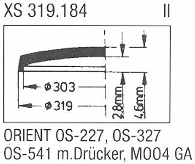 Glass, Orient OS 318* (Sternkreuz XS 319.416)