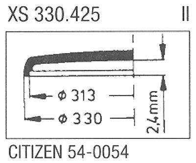 Glass, Citizen 54.0054 (Sterkreuz XS 330.425)