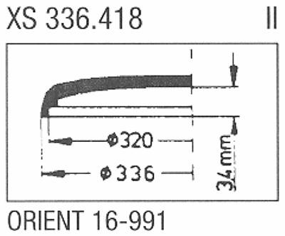Glass, Orient 16.991 (Sternkreuz XS 336.418)