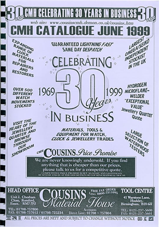 Cousins 1999 Catalogue
