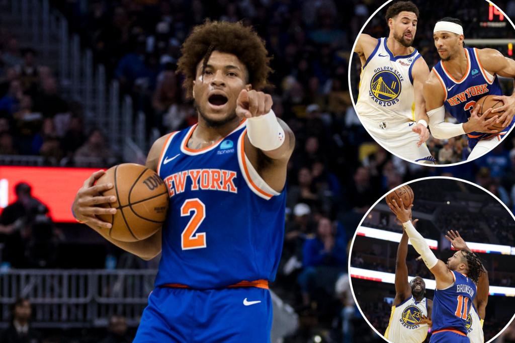 Miles McBride shines in OG Anunobys absence as Knicks secure victory over Warriors