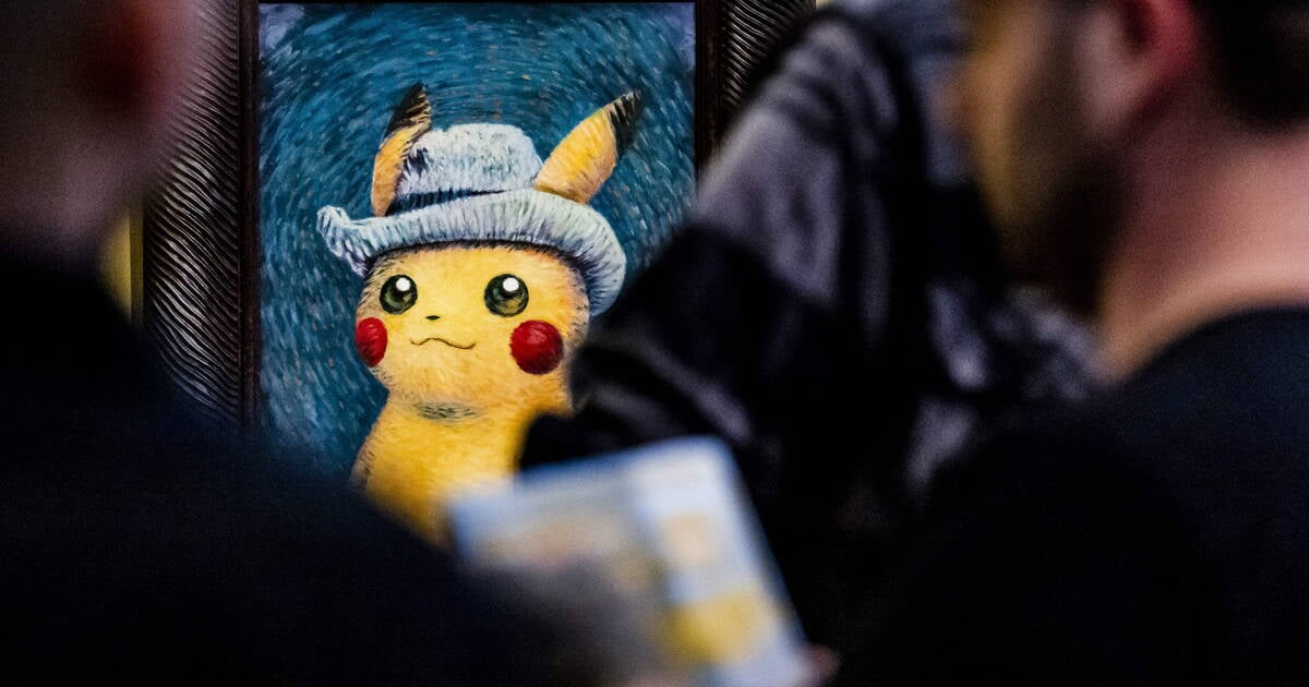 Au Musée Van Gogh dAmsterdam, lengouement pour une carte Pokémon – Libératio
