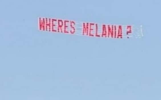 Iowa, uno striscione nel cielo che provoca Donald Trump: Dovè Melania? – Sky Tg24