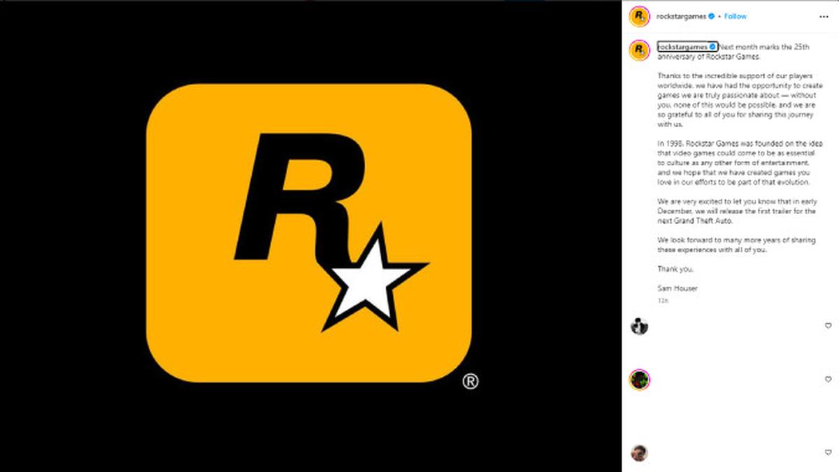 Rockstar Games Akan Rilis Trailer GTA 6 pada Desember 2023
