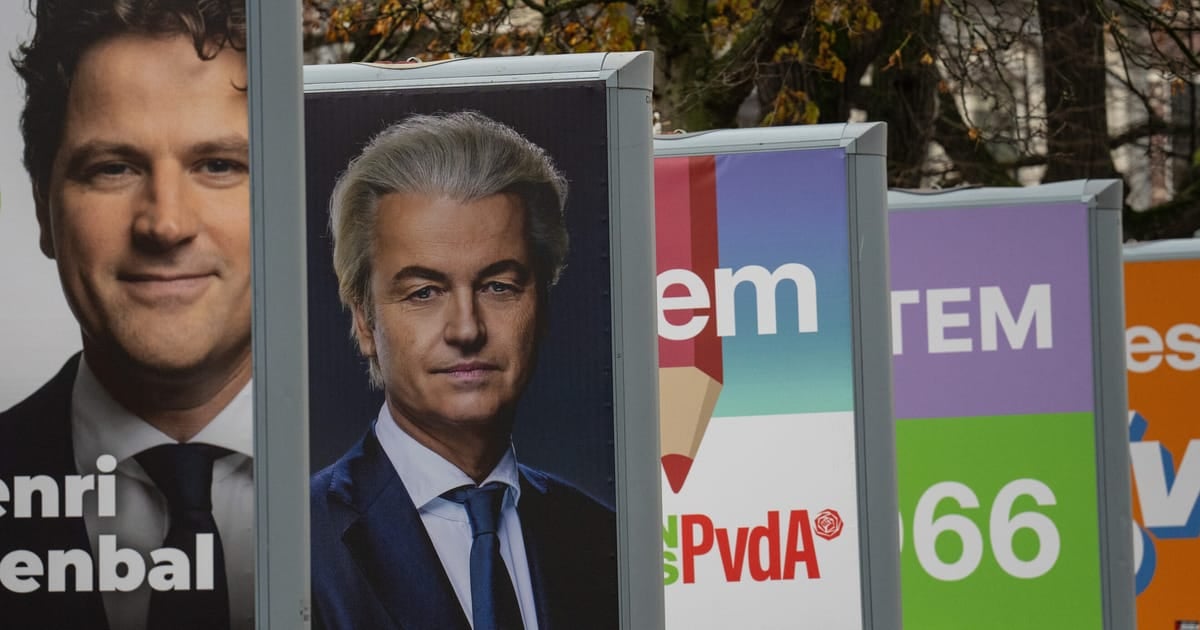 Photo of Dramatic Far-Right Surge in Dutch Election Gives Late Boost to Geert Wilders