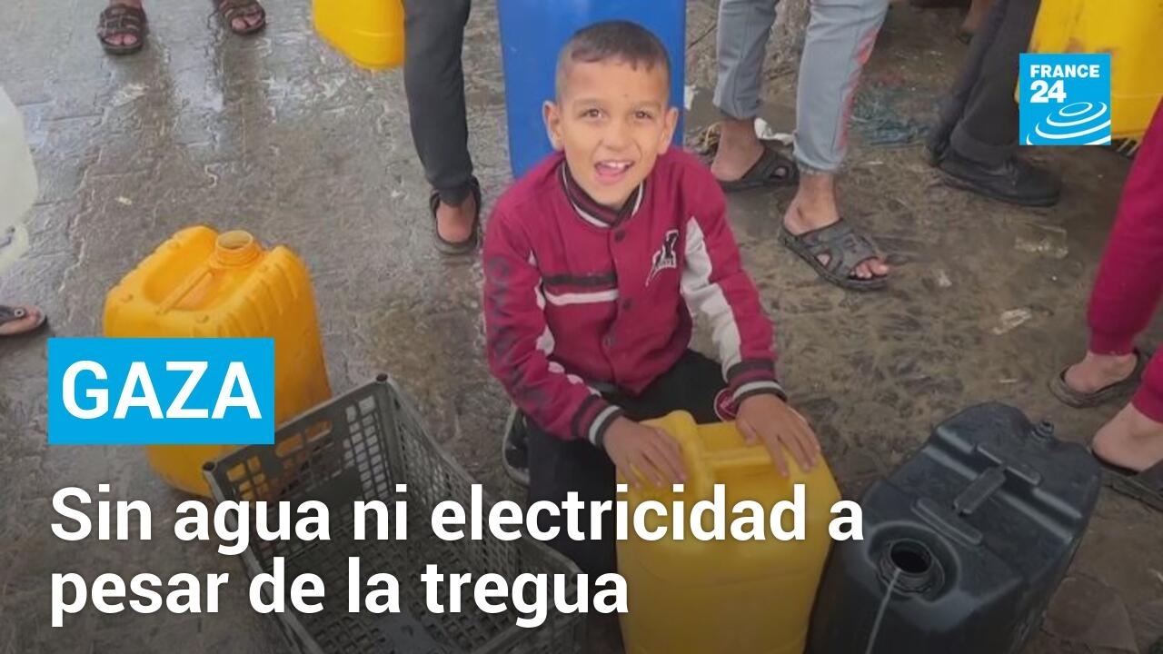 Sin electricidad y sin agua, desplazados de Gaza siguen afectados sin importar si hay tregua – FRANCE 24 Español