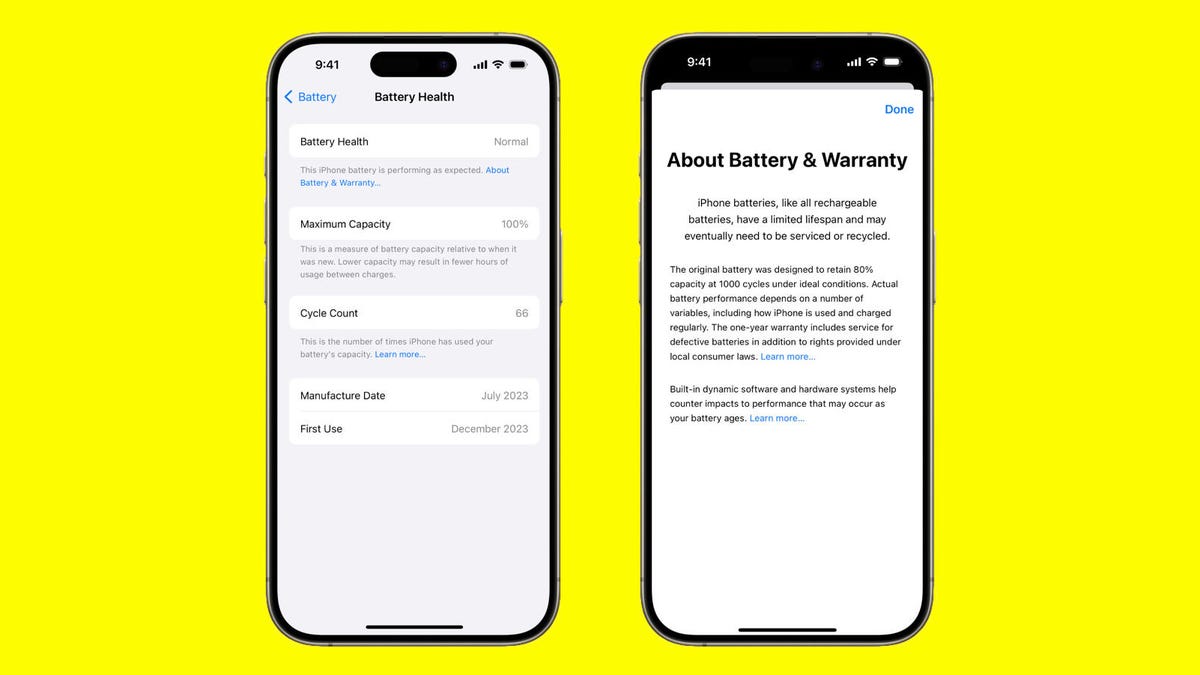 New Tool in iOS 17.4 Helps Monitor Battery Health on iPhone 15