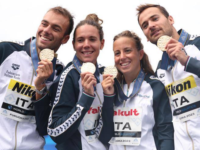 Paltrinieri e la staffetta oro nei Mondiali di nuoto di fondo a Fukuoka