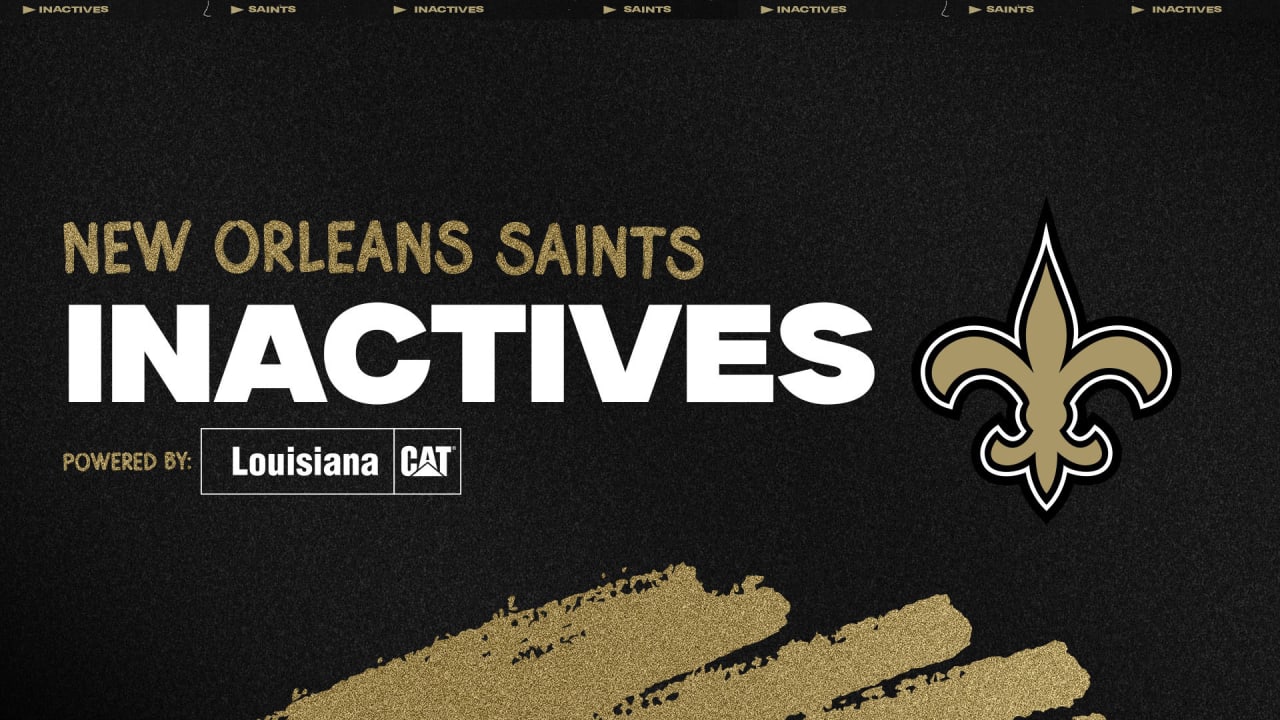 The Daily Guardian | New Orleans Saints Inactives vs. Indianapolis Colts | 2023 NFL Week 8