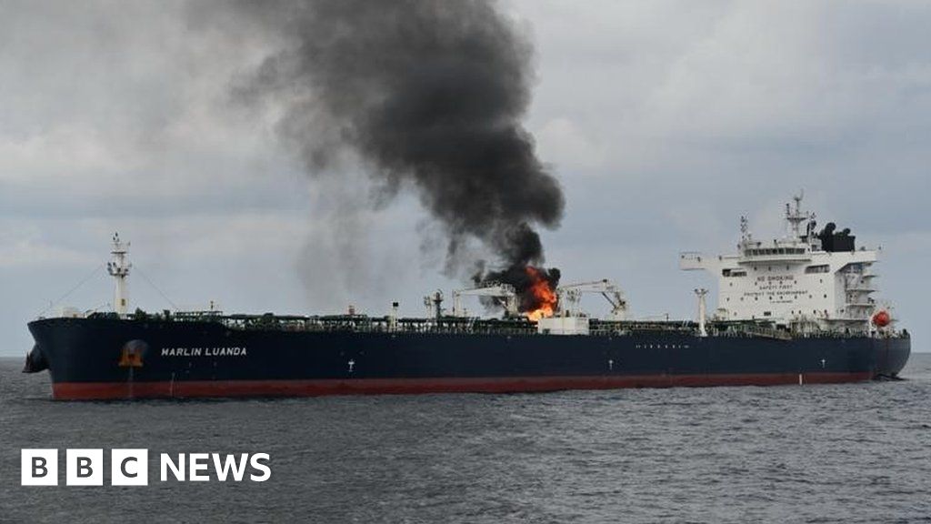 Houthi Assault on Marlin Luanda, a British-linked tanker in the Gulf of Aden