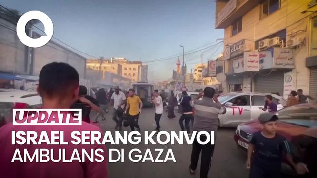 Israel serang konvoi ambulans di depan RS di Gaza, 15 orang tewas – Manadopedia