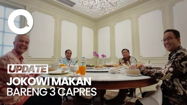 Momen Jokowi Makan Siang Bersama Anies-Ganjar-Prabowo di Istana – Bolamadura