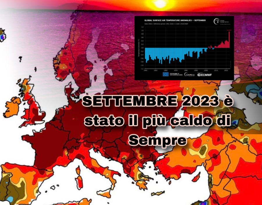 Meteo: Settembre record di caldo secondo i dati di COPERNICUS – iLMeteo.it