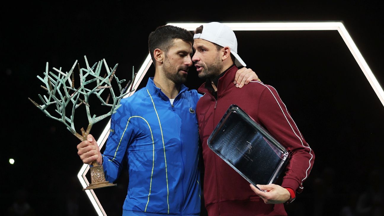 El gran gesto de Djokovic con Dimitrov en la final de París – Radio Centro