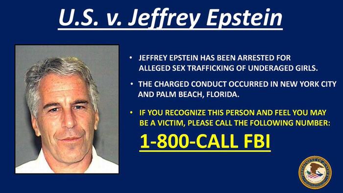 Epstein: diffusa prima lista di 150 nomi legati al suo caso – Hamelin Prog