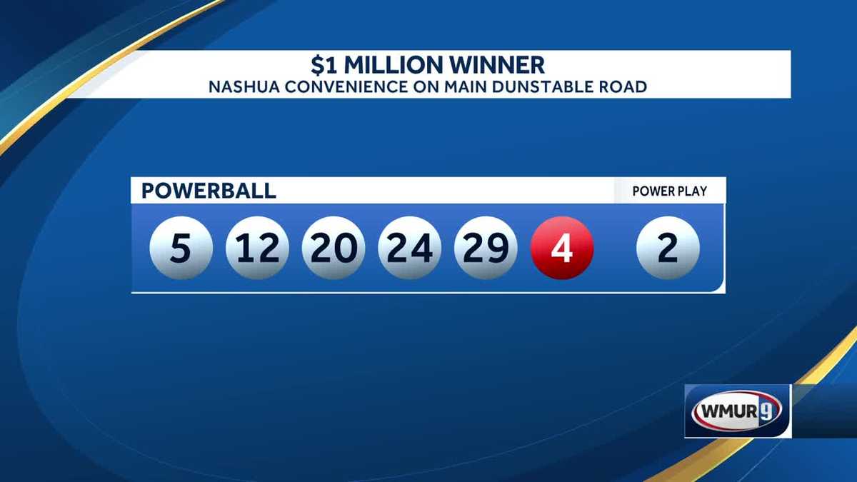 Winning 1M Powerball ticket sold in New Hampshire