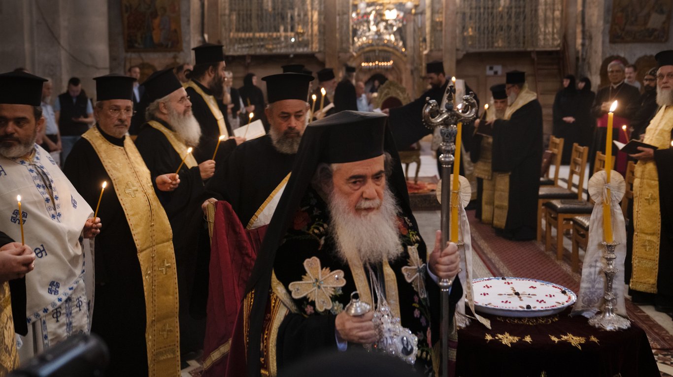 Photo of A Sunday of Mourning: Palestinian Christians Grieve the Civilian Deaths at a Gaza Church