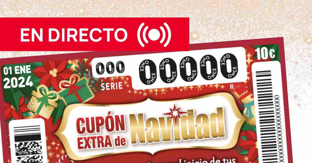 Deporticos: Comprobar el cupón Extra de Navidad 2024 de la ONCE y dónde ha tocado