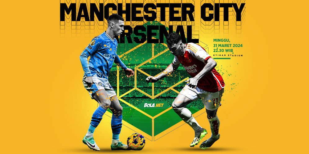 Link Live Streaming Premier League Man City vs Arsenal 31 Maret 2024 di Bolamadura