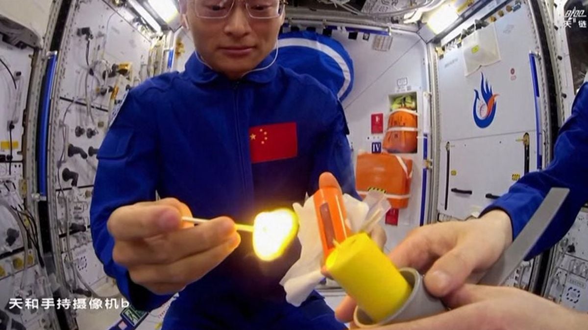 Witness Chinese Astronauts Ignite Spherical Fire in Bold Open-Flame Experiment on Tiangong Space Station