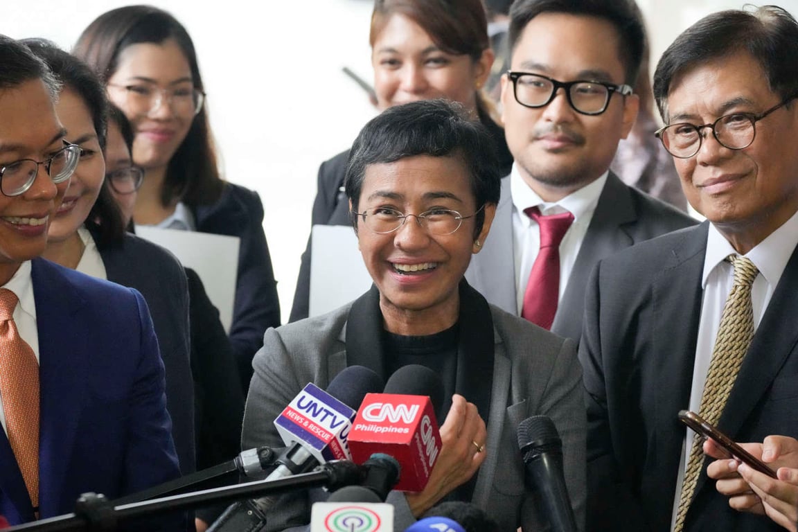 La Prix Nobel de la paix Maria Ressa de nouveau acquittée dévasion fiscale aux Philippines