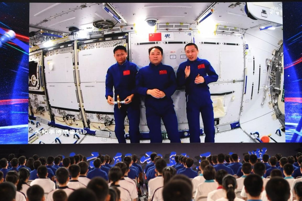 Astronot China mengirimkan perkuliahan dari stasiun luar angkasa – SAMOSIR News