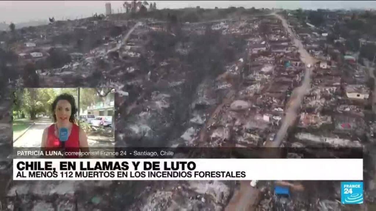 Luto en Chile por los al menos 112 muertos en los incendios forestales ...