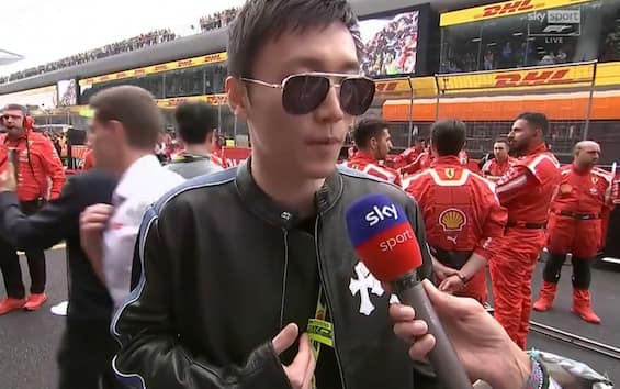 Inter, Il Presidente Zhang al GP Cina: Resto per Continuare a Vincere – Sky Sport