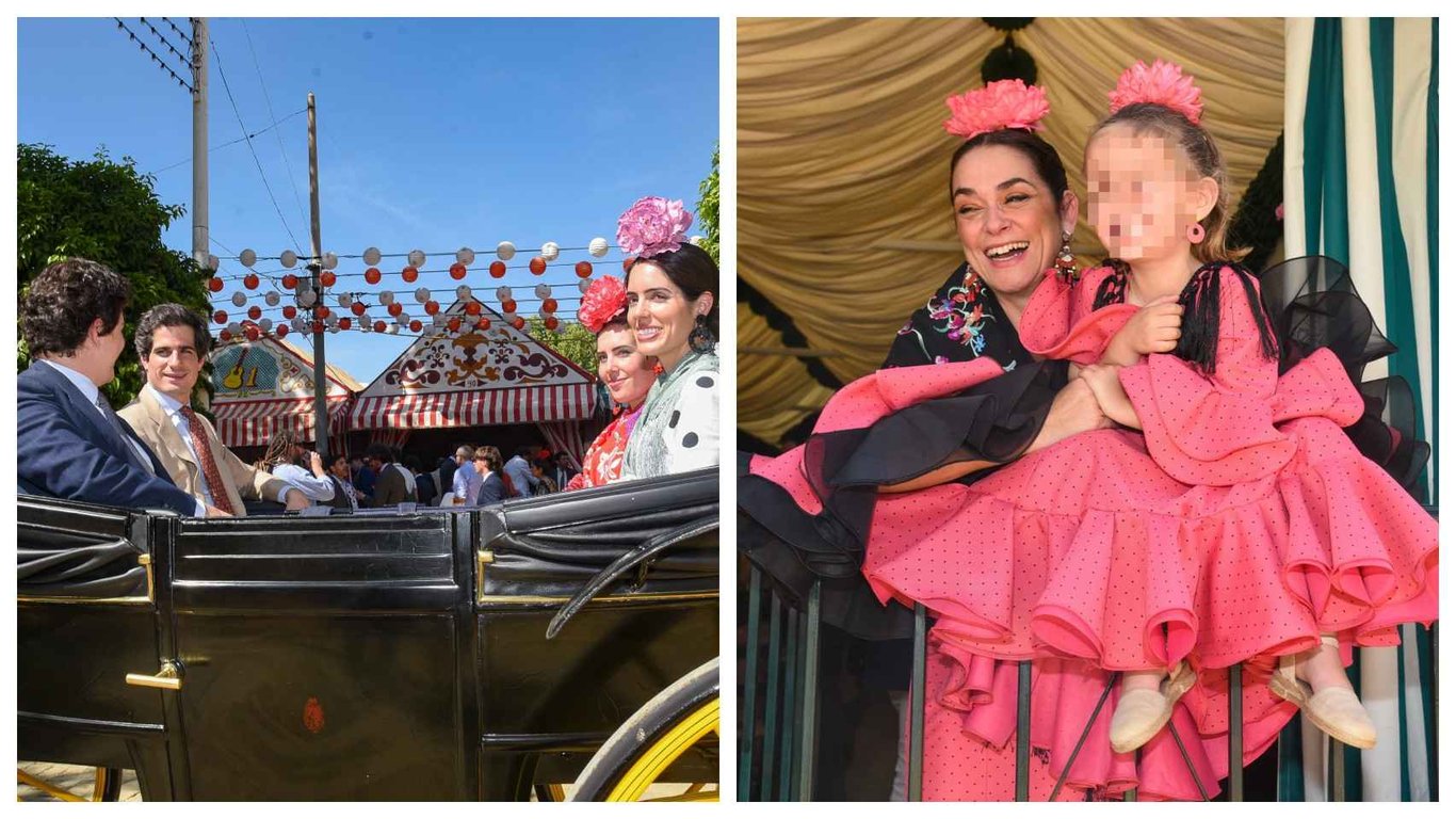 Del Duque de Huéscar a Toñi Moreno, radiante junto a su hija Lola: las mejores imágenes del primer día de la Feria de Abril