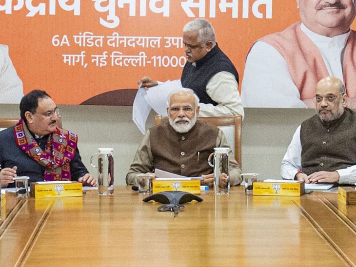 राजनीति गुरु – BJP कल संकल्प पत्र जारी करेगी, PM मोदी मौजूद रहेंगे: मेनिफेस्टो में पार्टी उन्हीं वादों को शामिल करेगी – दैनिक भास्कर