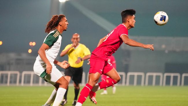 GAMBAR: Indonesia Kalah dari Arab Saudi Jelang Piala Asia U-23 2024