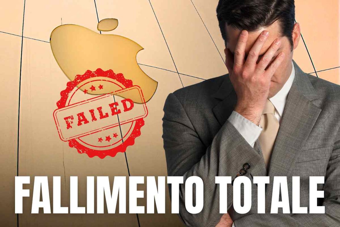 Apple, ora è un completo fallimento: bruciati molti miliardi di euro