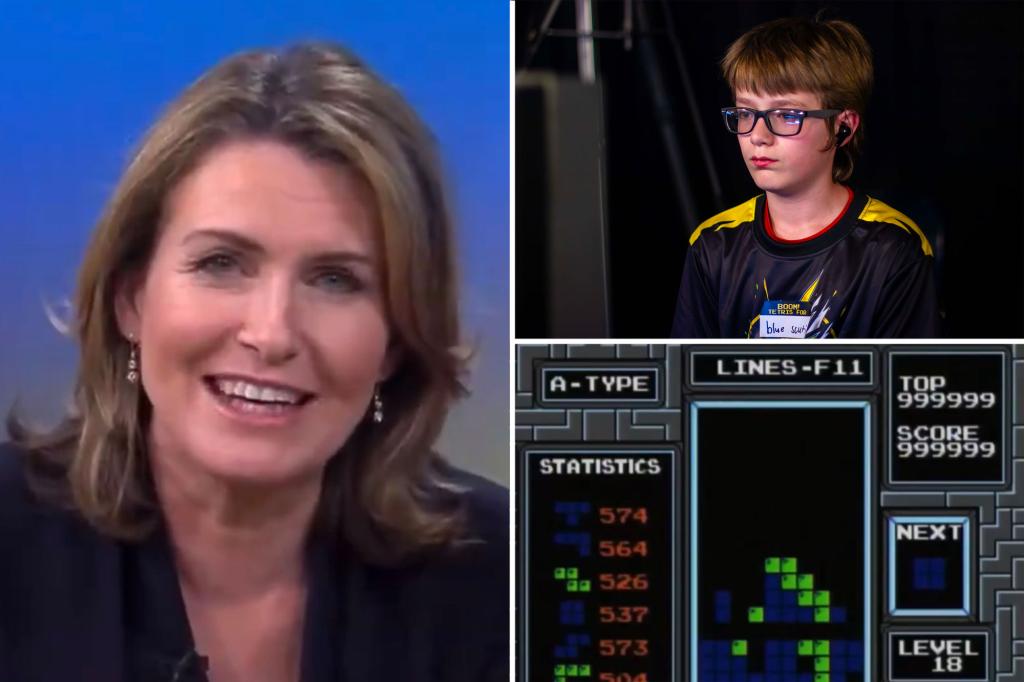 Teen gamer criticized by news anchor for playing Tetris; advised to explore outdoors