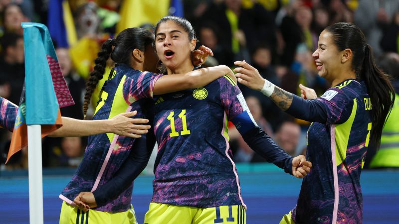 Photo of Colombia Makes Historic Advancement to Women’s World Cup Quarterfinals with Victory over Jamaica; France Defeats Morocco