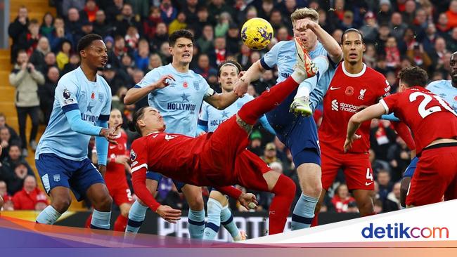 Apesnya Darwin Nunez dalam Pertandingan Liverpool Vs Brentford – Bolamadura