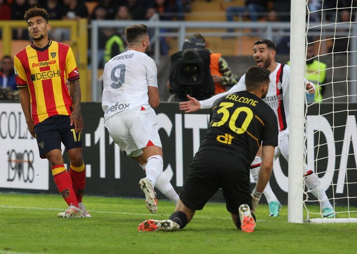 Serie A: il pasticcio del Milan a Lecce, da 2-0 a 2-2 e il Leao non si ferma