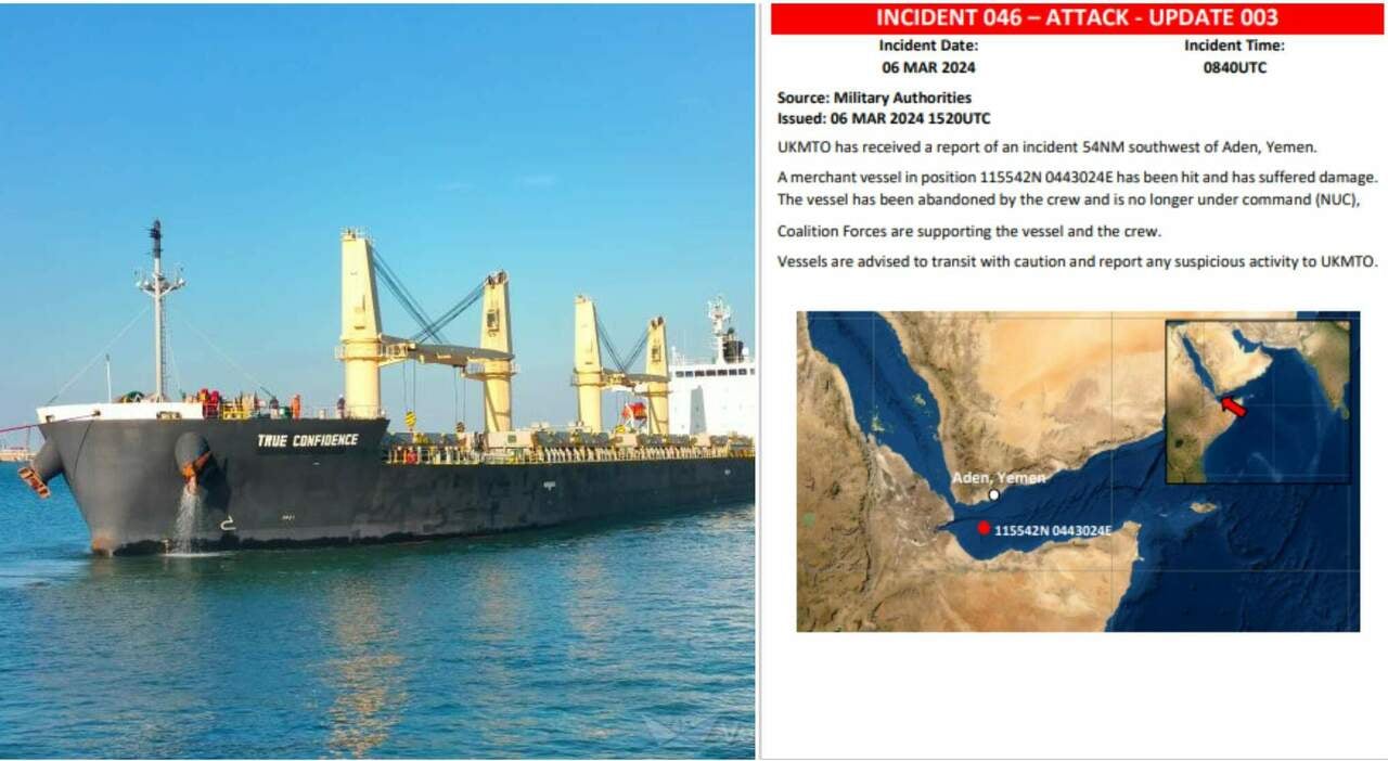Houthi: Attacco degli Stati Uniti e della Gran Bretagna allaeroporto dello Yemen. Ribelli colpiscono cargo greco nel Mar Rosso: 3 morti e 6 feriti – IlMessaggero.it
