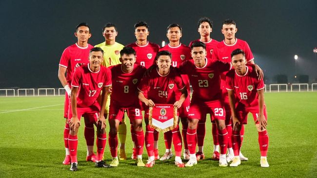 Timnas Indonesia U-23 Disambut Meriah di Qatar Jelang Piala Asia U-23