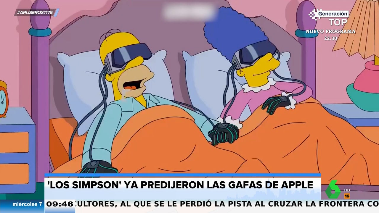 Los Simpson predijeron las gafas de realidad virtual de Apple: Los inventores tendrían que pagarle un – Mr. Codigo
