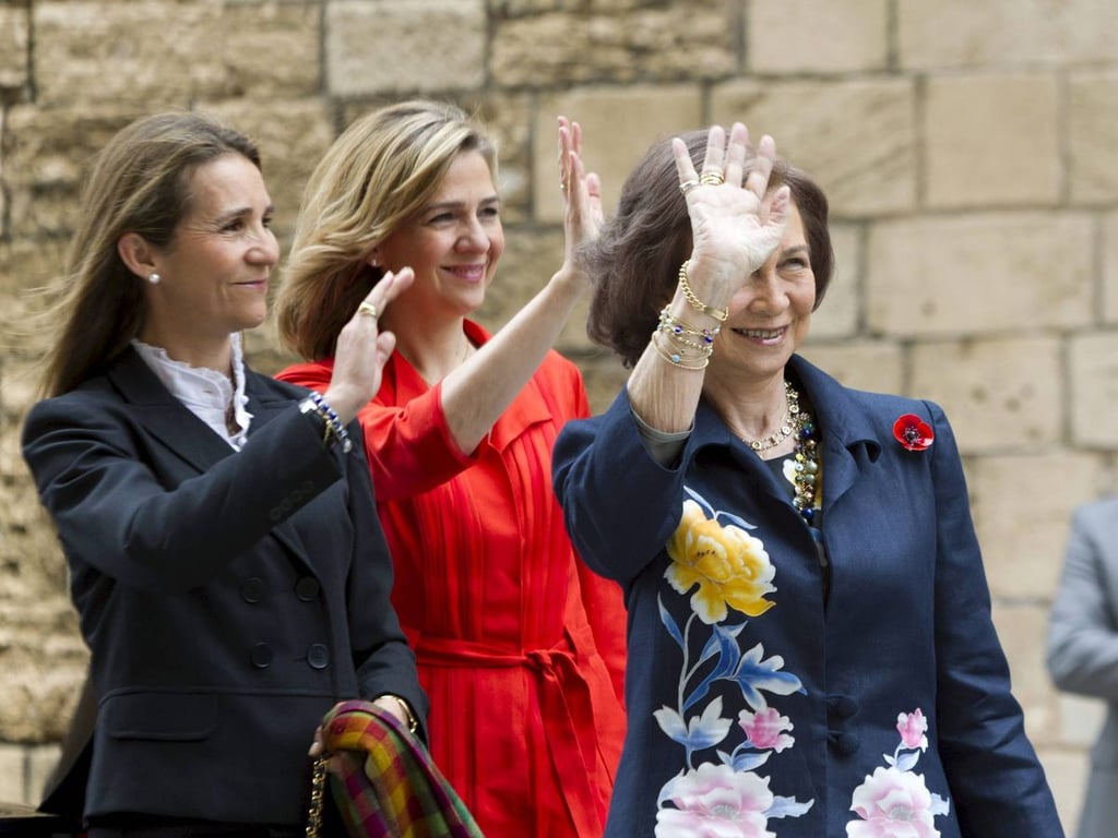 La infanta Elena viaja a Mallorca por el empeoramiento de su madre, la reina Sofía