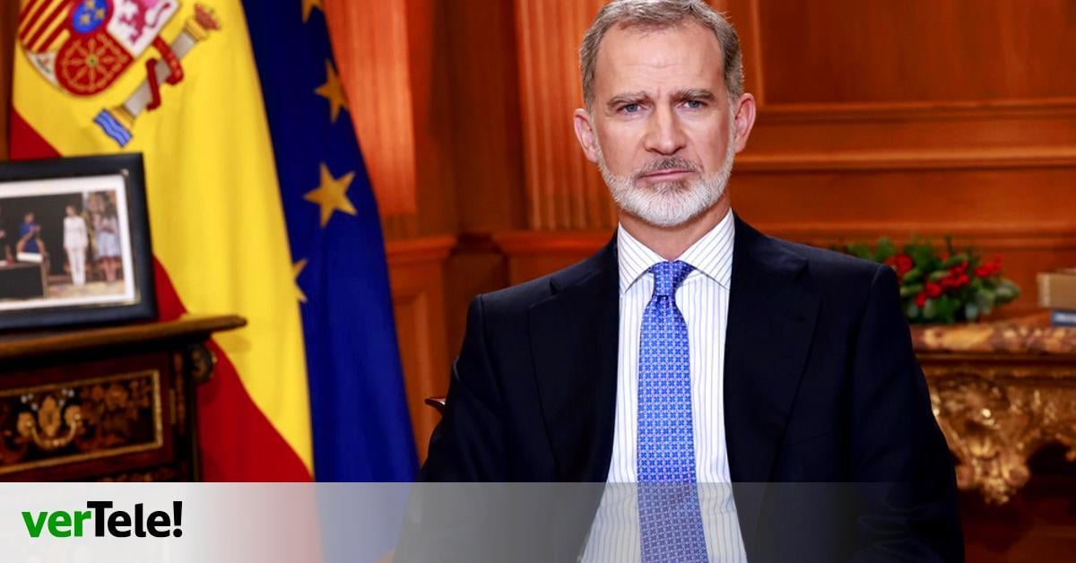 El mensaje de Navidad del rey Felipe VI pierde 700.000 espectadores y es el segundo menos visto de la historia