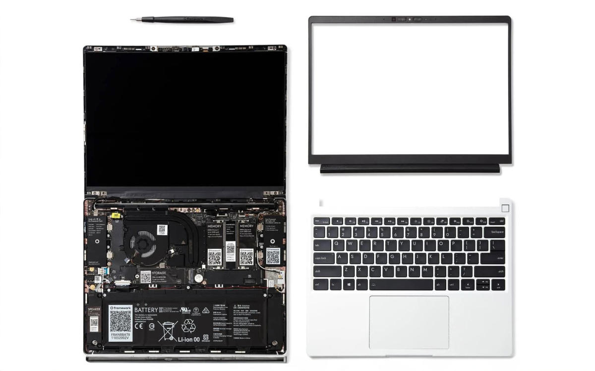 Announcing the new sub-$500 modular laptop with no RAM, storage or OS