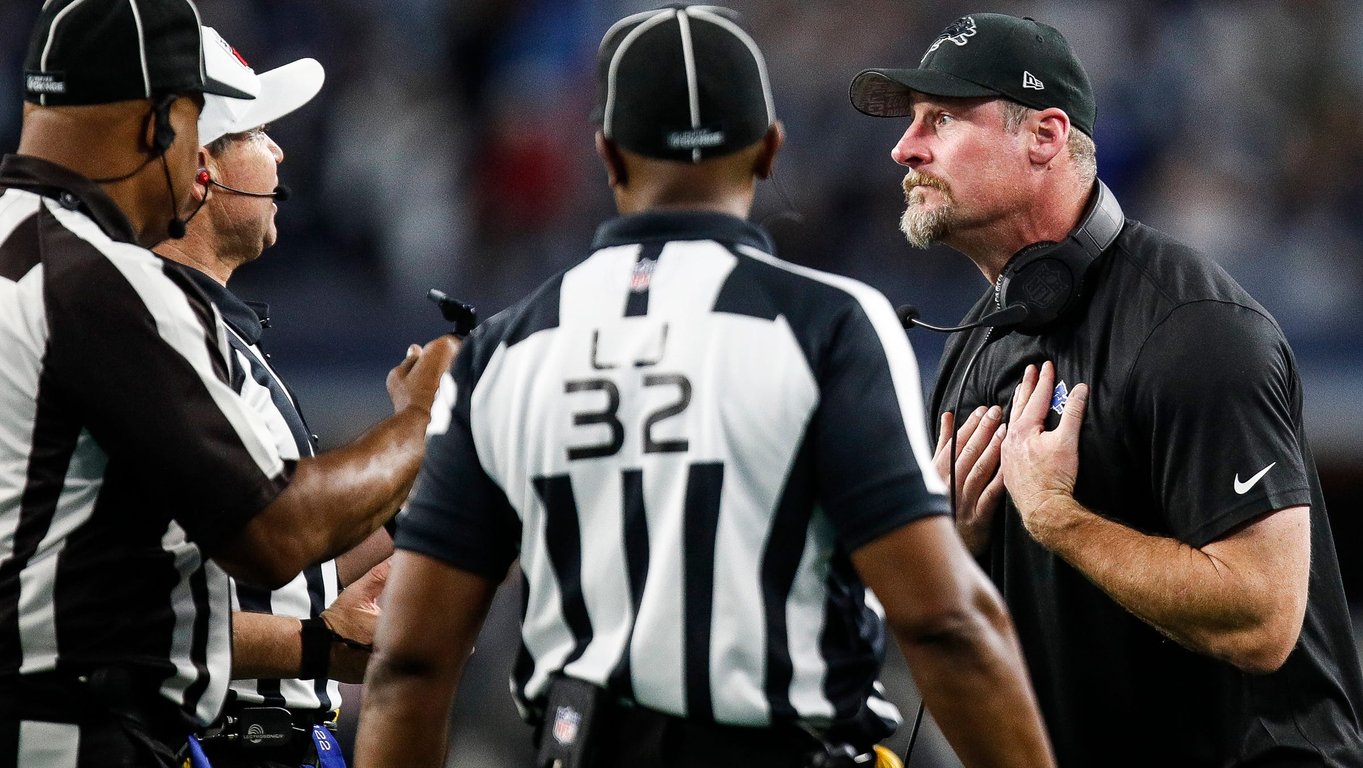 Shiv Telegram Media: NFL supports referee Brad Allens ruling on Detroit Lions failed 2-point play