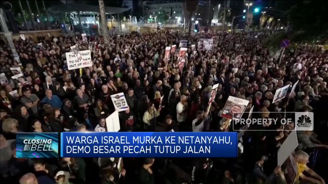 Warga Israel Marah ke Netanyahu, Demo Besar Terjadi dan Jalan Ditutup