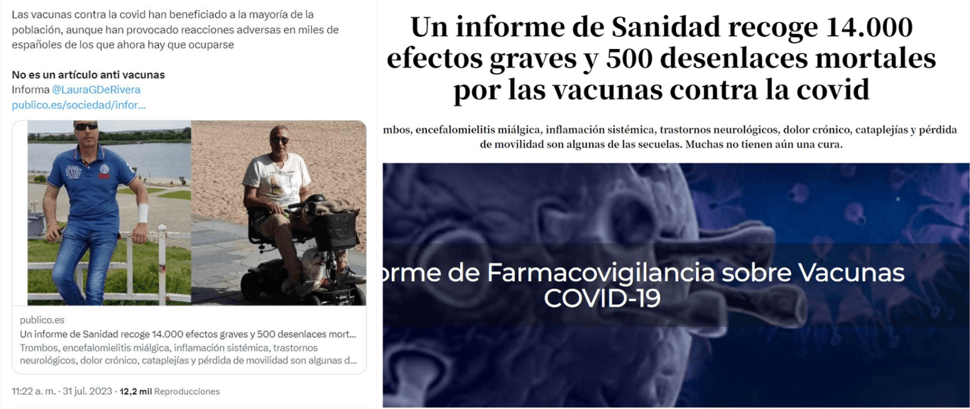 Por qué no se puede afirmar que Sanidad haya recogido en un informe muertes POR las vacunas COVID-19: cómo interpretar los informes de farmacovigilancia · Deporticos
