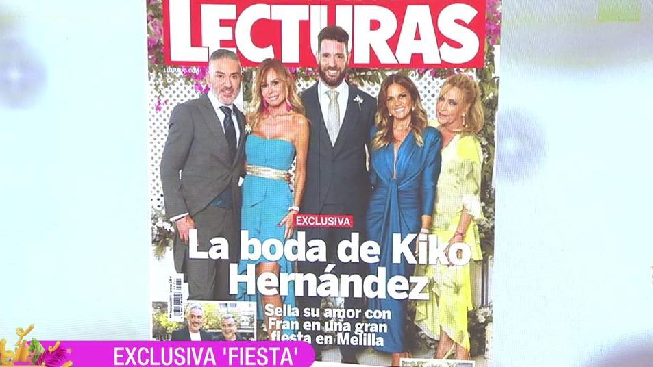 Portada exclusiva de la boda de Kiko Hernández, en primicia en Fiesta – Telecinco – Radio Centro