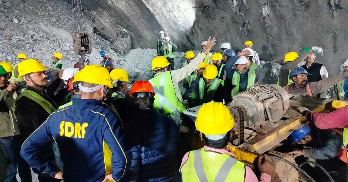 Ongoing Rescue Efforts Hindered for Indian Workers Trapped in Collapsed Tunnel