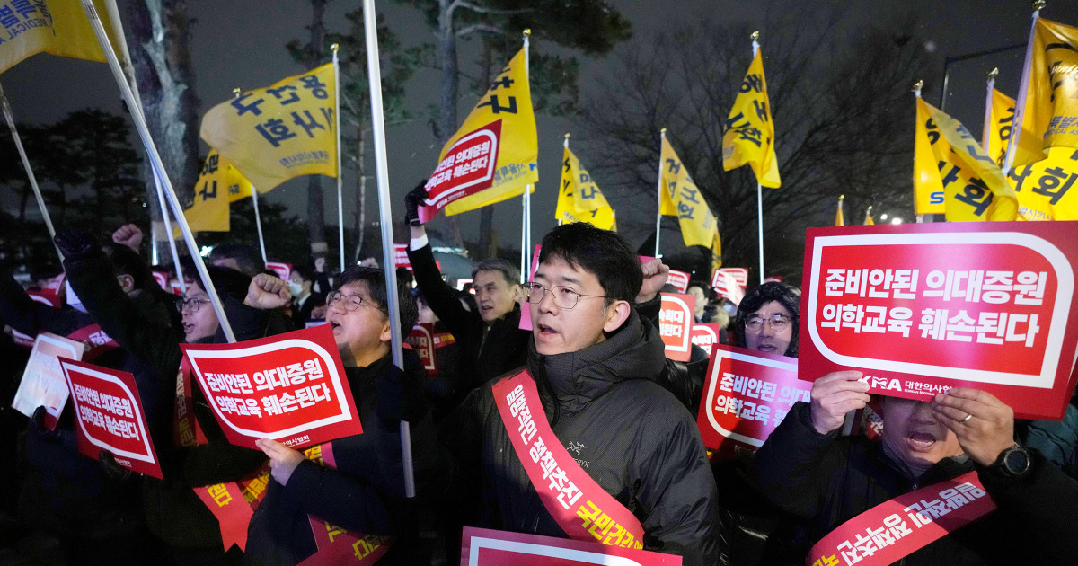 Photo of South Korea health alert raised to ‘severe’ over doctors walkout – The News Teller