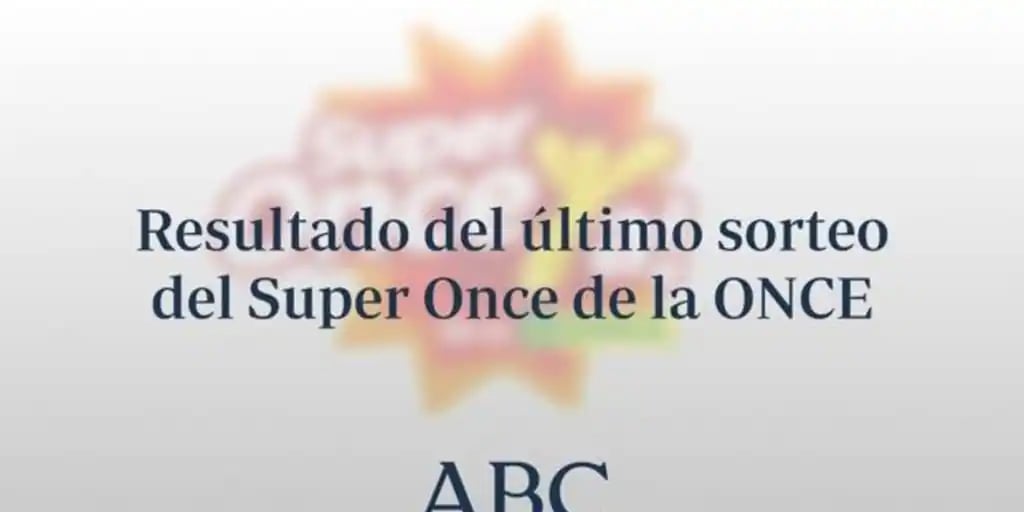 Photo of Oncenoticias: verificar resultados de hoy lunes, 8 de enero de 2024 – ABC.es