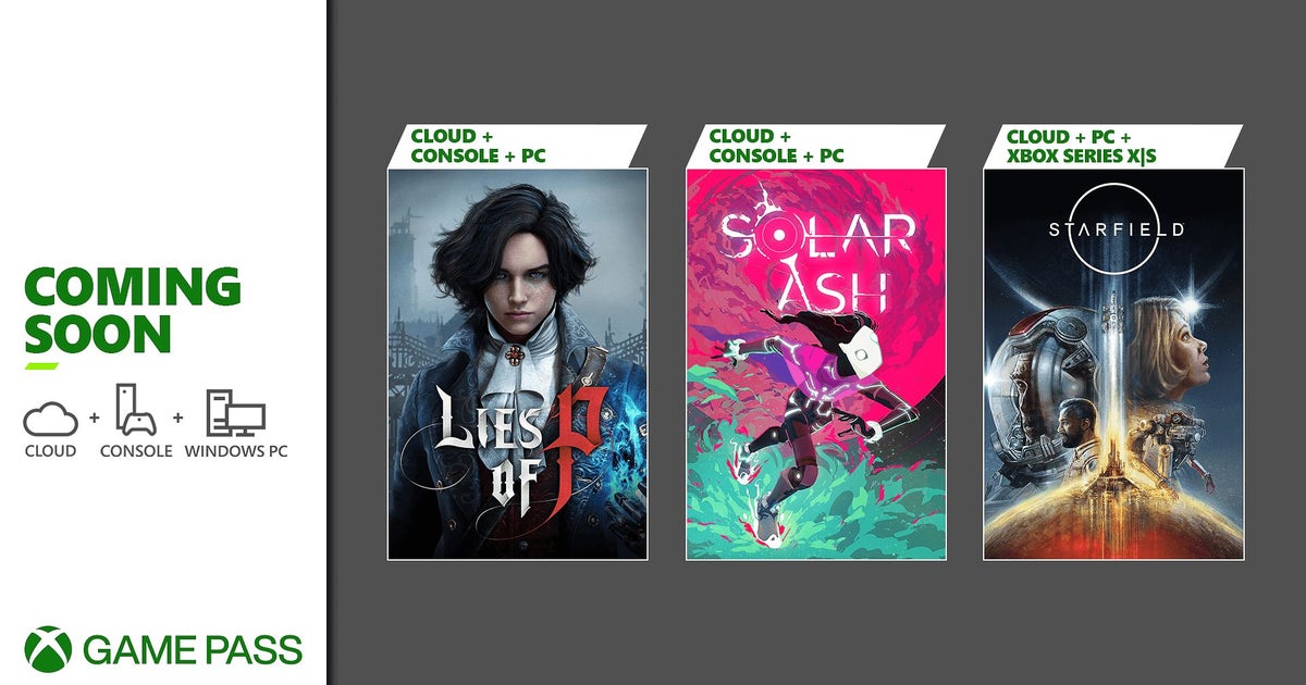 Mr. Código presenta el catálogo de Xbox Game Pass de septiembre: Explora Starfield, Solar Ash, Gris y Lies of P